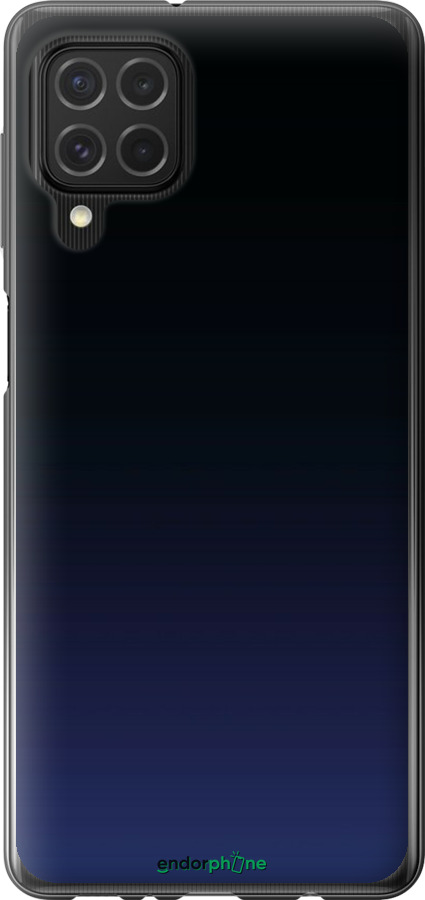 Силіконовий чехол Градієнт у темно-синьому стилі для Samsung Galaxy M62 - 6542u-2263 изображение 