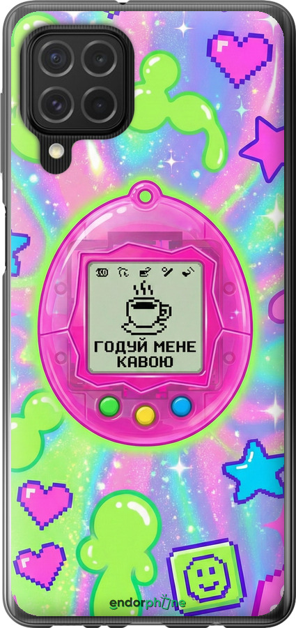 Силиконовый чехол Y2K Aesthetic Retro Pet: Годуй мене кавою для Samsung Galaxy M62 - 6784u-2263 изображение 