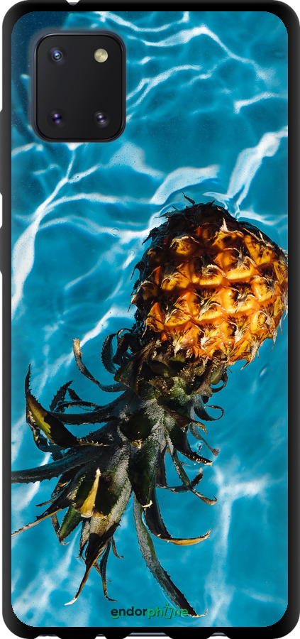TPU чехол Ананас на воде для Samsung Galaxy Note 10 Lite - 4384b-1872 изображение 