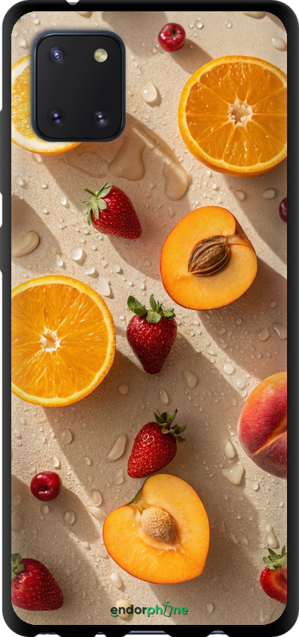 TPU чехол Фрукты 3 для Samsung Galaxy Note 10 Lite - 6703b-1872 изображение 