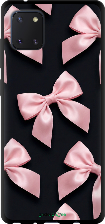 TPU чехол Coquette Ribbons Dark Coquette для Samsung Galaxy Note 10 Lite - 6767b-1872 изображение 