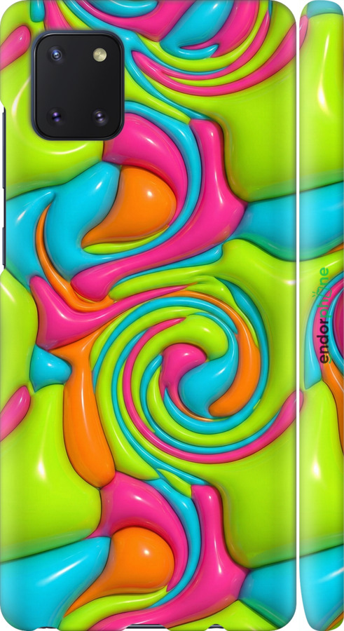 3D пластиковый матовый чехол Y2K Jelly Dream для Samsung Galaxy Note 10 Lite - 6780m-1872 изображение 