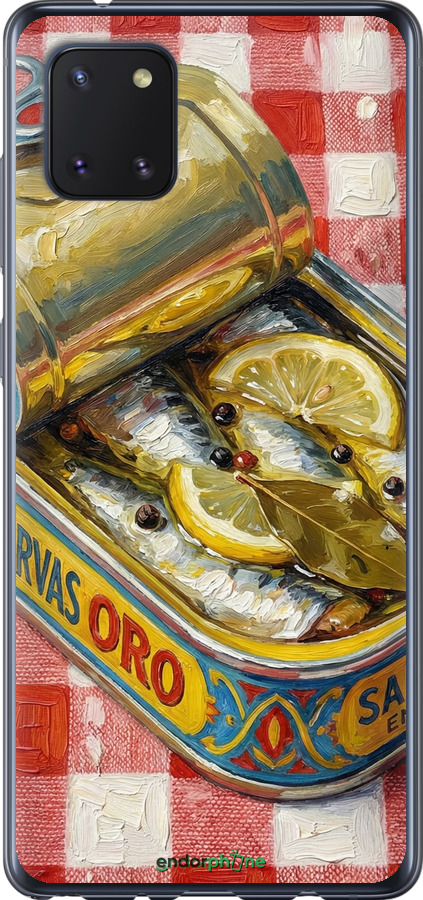 2D пластиковый чехол Vintage Sardine Tin Phone для Samsung Galaxy Note 10 Lite - 6772t-1872 изображение 