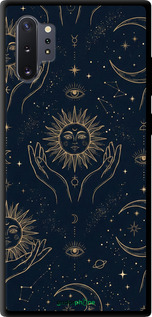 TPU чехол Celestial Harmony: Sun & Moon Gold Mystic Pattern для Samsung Galaxy Note 10 Plus - 6778b-1756 изображение 