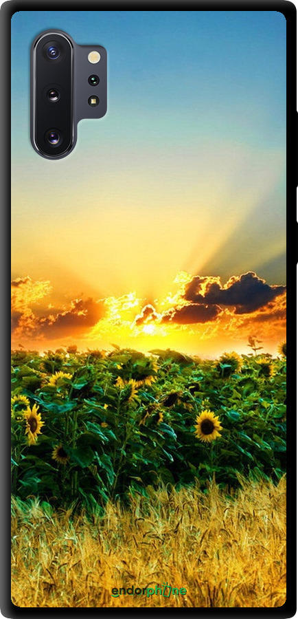 

TPU чорний чохол "Україна" для Samsung Galaxy Note 10 Plus