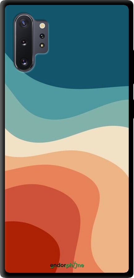TPU чехол У стилі ретро з хвилями для Samsung Galaxy Note 10 Plus - 6531b-1756 изображение 