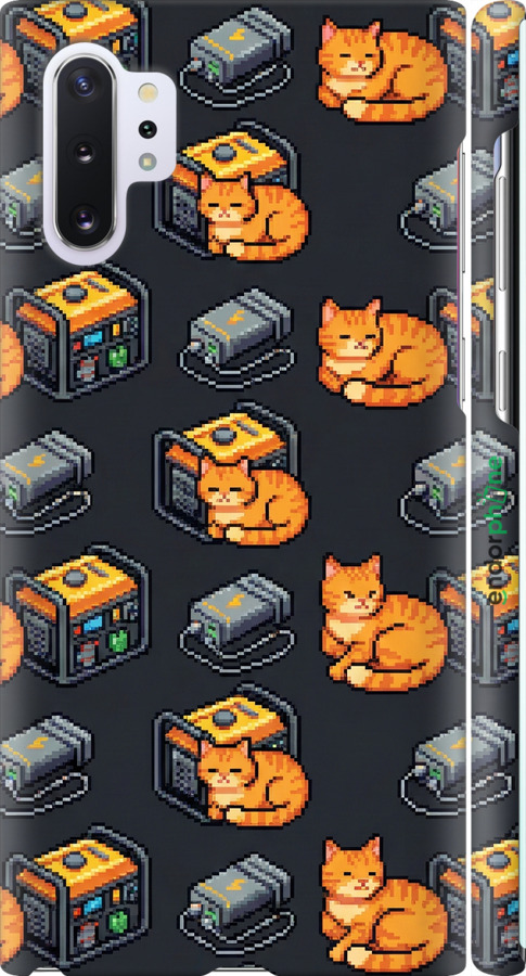 3D пластиковый матовый чехол Autonomous Zone для Samsung Galaxy Note 10 Plus - 6771m-1756 изображение 