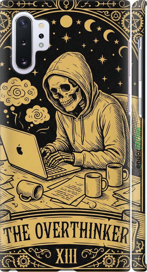 3D пластиковый матовый чехол The Overthinker для Samsung Galaxy Note 10 Plus - 6774m-1756 изображение 