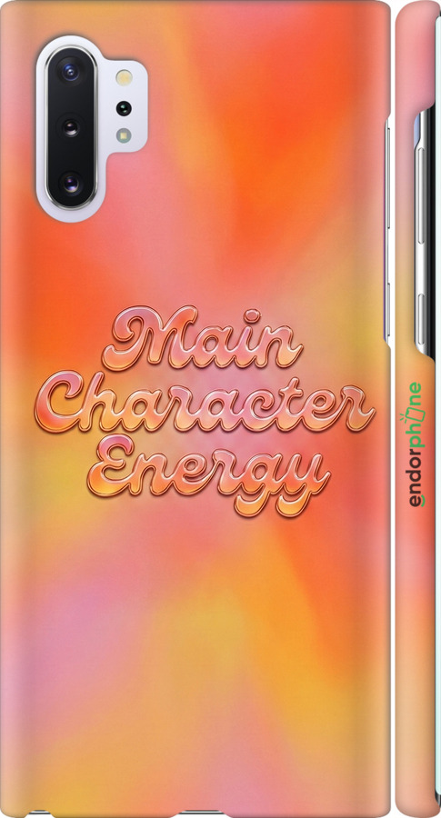 3D пластиковый матовый чехол Aura Gradient Main Character Energy Aesthetic Y2K для Samsung Galaxy Note 10 Plus - 6783m-1756 изображение 