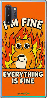 2D пластиковый чехол Funny Cat для Samsung Galaxy Note 10 Plus - 6786t-1756 изображение 