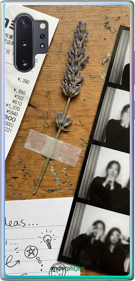 Силиконовый чехол Aesthetic Scrapbook Collage для Samsung Galaxy Note 10 Plus - 6773u-1756 изображение 