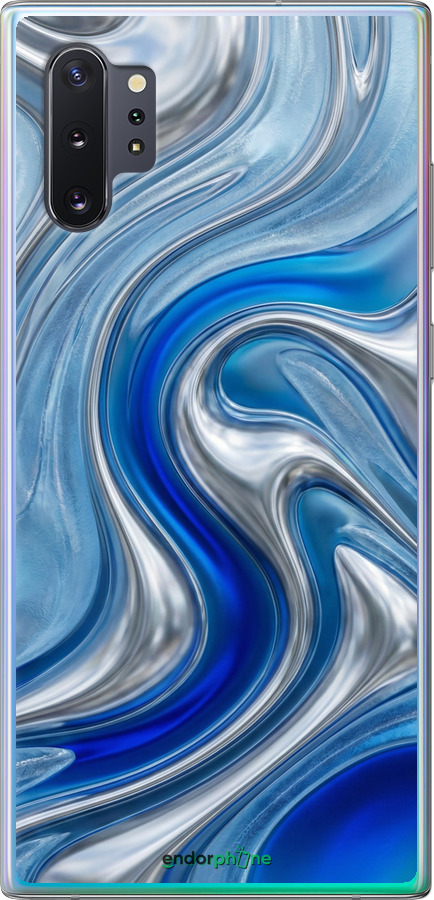 Силиконовый чехол Liquid Chrome для Samsung Galaxy Note 10 Plus - 6781u-1756 изображение 