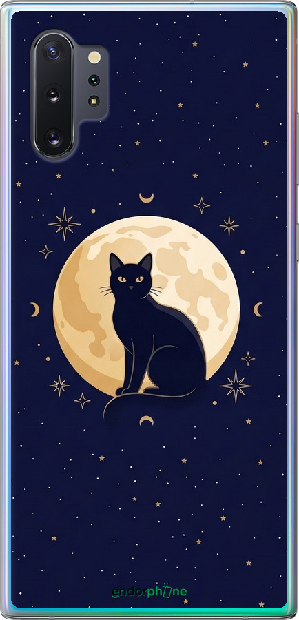 2D пластиковый чехол Cute Cat Celestial/Witchy для Samsung Galaxy Note 10 Plus - 6787t-1756 изображение 