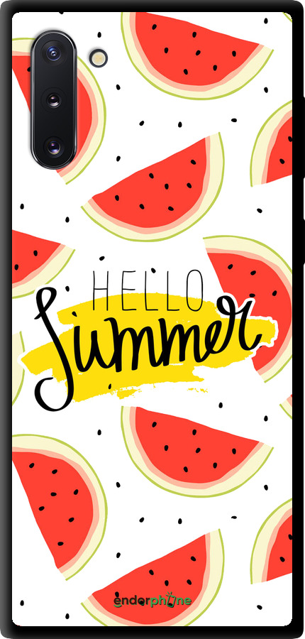 TPU чехол Hello Summer для Samsung Galaxy Note 10 - 4356b-1718 изображение 