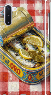 3D пластиковый матовый чехол 'Vintage Sardine Tin Phone' для Samsung Galaxy Note 10 изображение 5