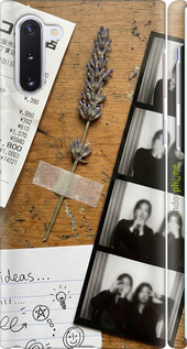 3D пластиковый матовый чехол 'Aesthetic Scrapbook Collage' для Samsung Galaxy Note 10 изображение 9