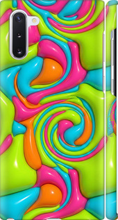 3D пластиковый матовый чехол Y2K Jelly Dream для Samsung Galaxy Note 10 - 6780m-1718 изображение 