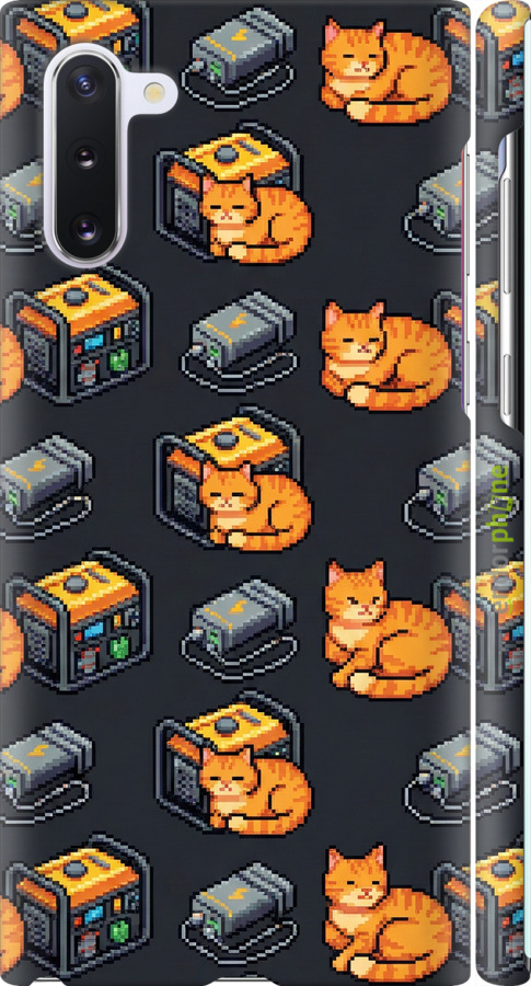 3D пластиковый матовый чехол Autonomous Zone для Samsung Galaxy Note 10 - 6771m-1718 изображение 