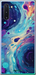 Силиконовый чехол Арт акварель для Samsung Galaxy Note 10 - 6329u-1718 изображение 