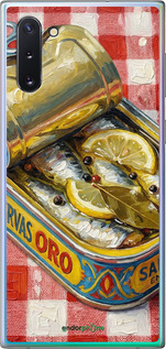 Силиконовый чехол Vintage Sardine Tin Phone для Samsung Galaxy Note 10 - 6772u-1718 изображение 