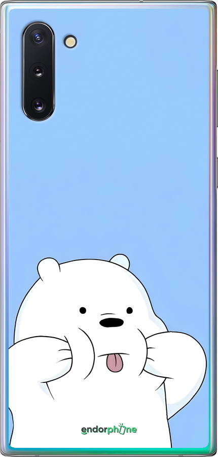 2D пластиковый чехол Милый мишка для Samsung Galaxy Note 10 - 6357t-1718 изображение 