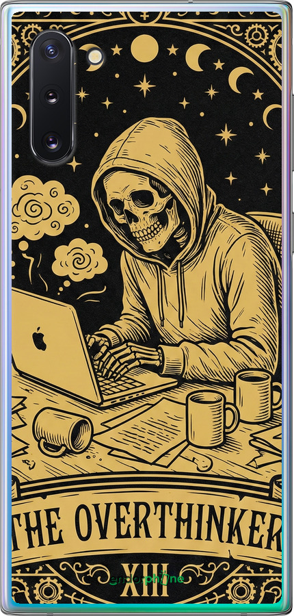 Силиконовый чехол The Overthinker для Samsung Galaxy Note 10 - 6774u-1718 изображение 