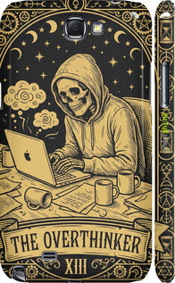 3D пластиковый матовый чехол The Overthinker для Samsung Galaxy Note 2 N7100 - 6774m-17 изображение 