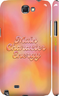 3D пластиковый матовый чехол Aura Gradient Main Character Energy Aesthetic Y2K для Samsung Galaxy Note 2 N7100 - 6783m-17 изображение 