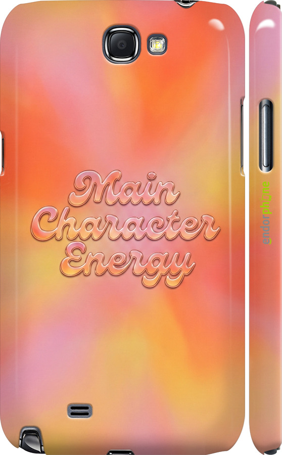 3D пластиковый матовый чехол Aura Gradient Main Character Energy Aesthetic Y2K для Samsung Galaxy Note 2 N7100 - 6783m-17 изображение 