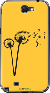 Силіконовий чехол Мінімалізм кульбаби для Samsung Galaxy Note 2 N7100 - 6449u-17 изображение 