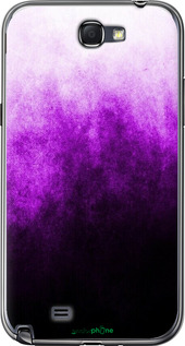 Силиконовый чехол Абстрактная композиция в фиолетовых тонах для Samsung Galaxy Note 2 N7100 - 6478u-17 изображение 