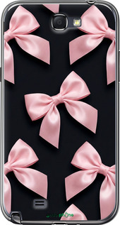 2D пластиковый чехол Coquette Ribbons Dark Coquette для Samsung Galaxy Note 2 N7100 - 6767t-17 изображение 