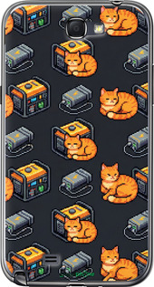 Силіконовий чехол Autonomous Zone для Samsung Galaxy Note 2 N7100 - 6771u-17 изображение 