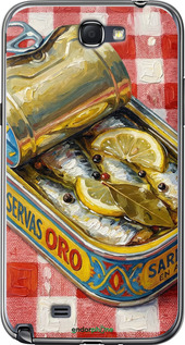 Силиконовый чехол 'Vintage Sardine Tin Phone' для Samsung Galaxy Note 2 N7100 изображение 1