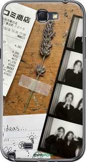 2D пластиковый чехол Aesthetic Scrapbook Collage для Samsung Galaxy Note 2 N7100 - 6773t-17 изображение 