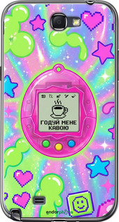 2D пластиковий чохол 'Y2K Aesthetic Retro Pet: Годуй мене кавою' для Samsung Galaxy Note 2 N7100 зображення 9