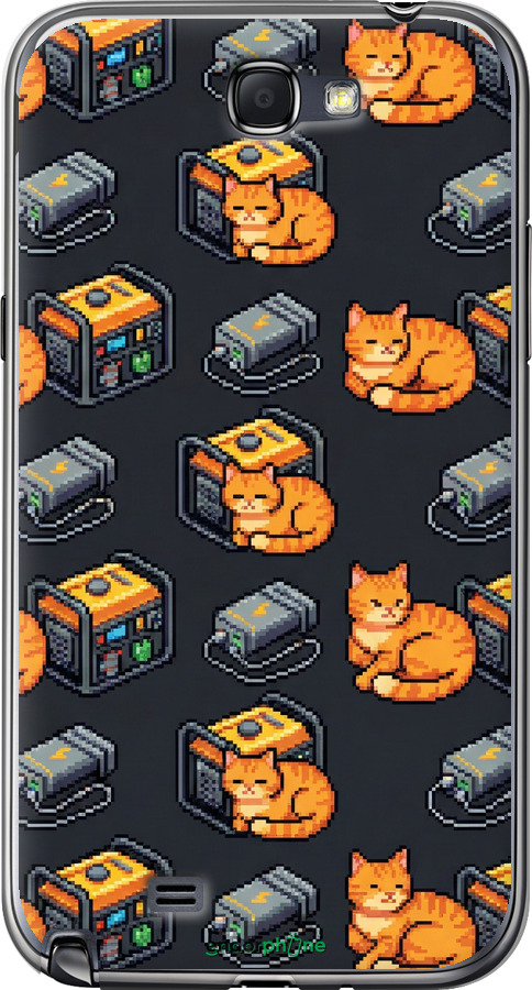 Силіконовий чехол Autonomous Zone для Samsung Galaxy Note 2 N7100 - 6771u-17 изображение 