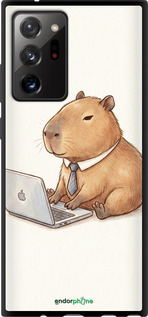 TPU чехол Funny Capybara CEO Working для Samsung Galaxy Note 20 Ultra - 6777b-2051 изображение 