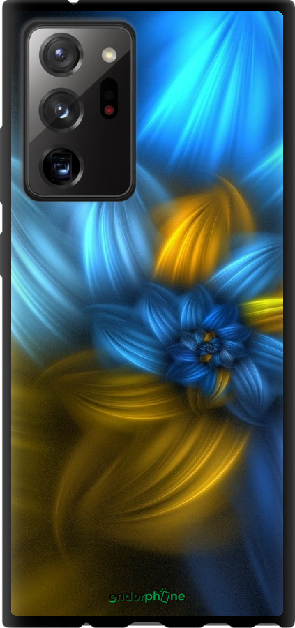 

TPU чорний чохол "Візерунок 46" для Samsung Galaxy Note 20 Ultra, Синій
