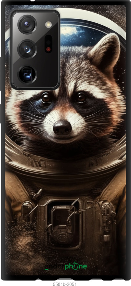 TPU чехол Raccoon austronaut для Samsung Galaxy Note 20 Ultra - 5581b-2051 изображение 