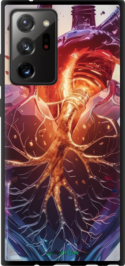 TPU чехол Crystal Heart для Samsung Galaxy Note 20 Ultra - 6070b-2051 изображение 