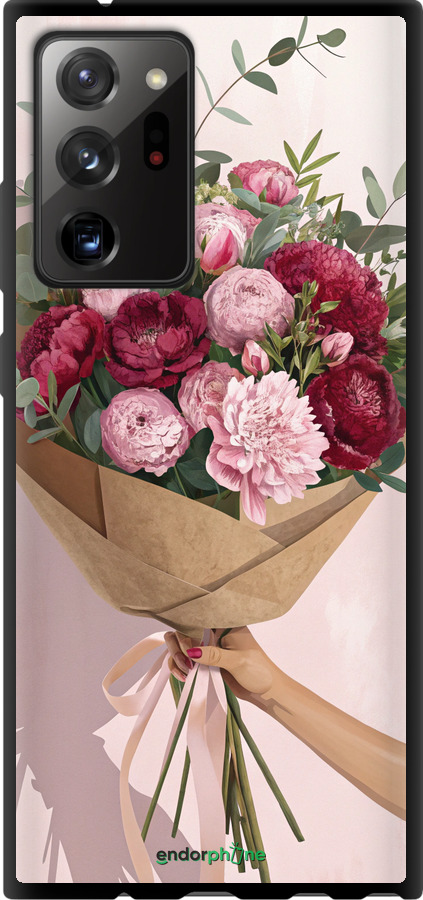 TPU чехол Пионы 1 для Samsung Galaxy Note 20 Ultra - 6705b-2051 изображение 