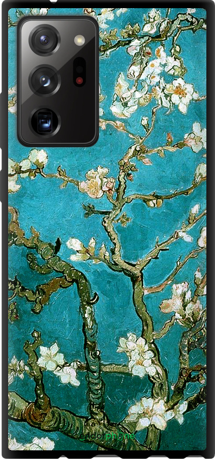 

TPU schwarz Hülle Vincent van Gogh. Sakura" für Samsung Galaxy Note 20 Ultra", Blau