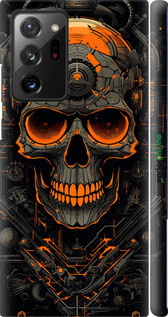 3D пластиковий матовий чехол Череп для Samsung Galaxy Note 20 Ultra - 5952m-2051 изображение 
