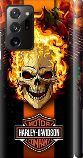 3D пластиковий матовий чехол Харлей девидсон для Samsung Galaxy Note 20 Ultra - 6370m-2051 изображение 