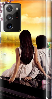 3D пластиковый матовый чехол Sunset для Samsung Galaxy Note 20 Ultra - 6607m-2051 изображение 