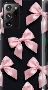 3D пластиковый матовый чехол 'Coquette Ribbons Dark Coquette' для Samsung Galaxy Note 20 Ultra изображение 1