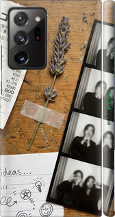 3D пластиковый матовый чехол 'Aesthetic Scrapbook Collage' для Samsung Galaxy Note 20 Ultra изображение 13