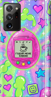 3D пластиковый матовый чехол 'Y2K Aesthetic Retro Pet: Годуй мене кавою' для Samsung Galaxy Note 20 Ultra изображение 9
