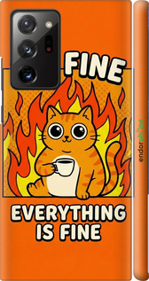 3D пластиковый матовый чехол 'Funny Cat' для Samsung Galaxy Note 20 Ultra изображение 17